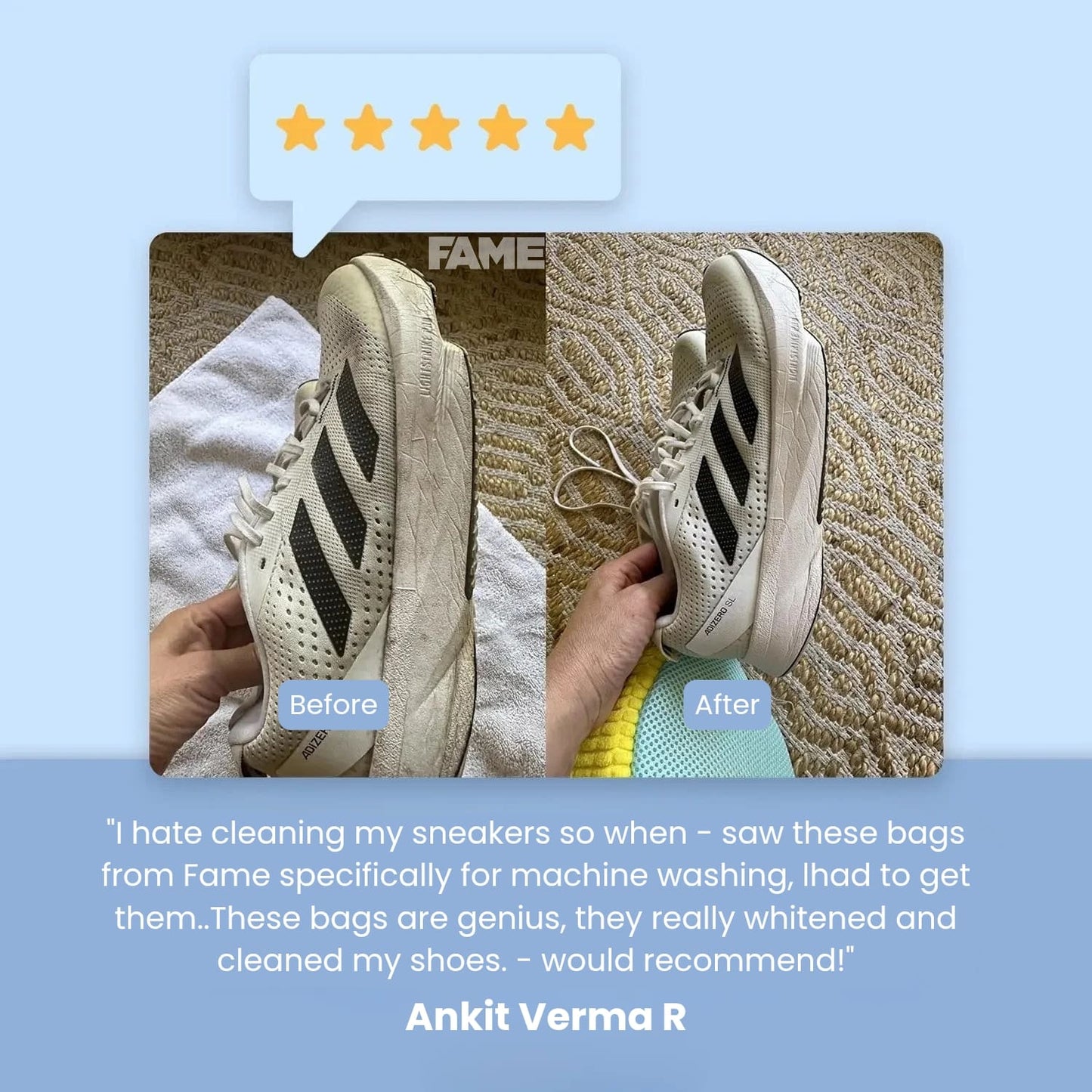 Fame UnStain - Laundry Shoe Bag